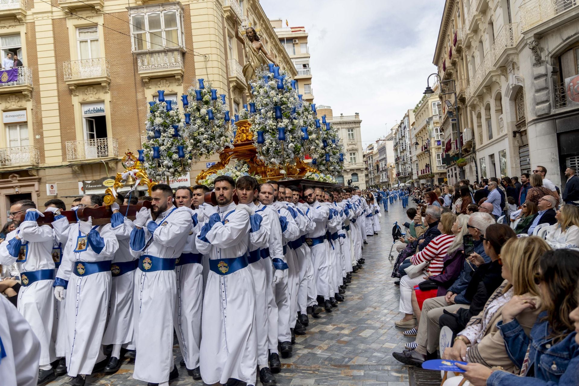 En imágenes, procesión del Domingo de Resurrección en Cartagena
