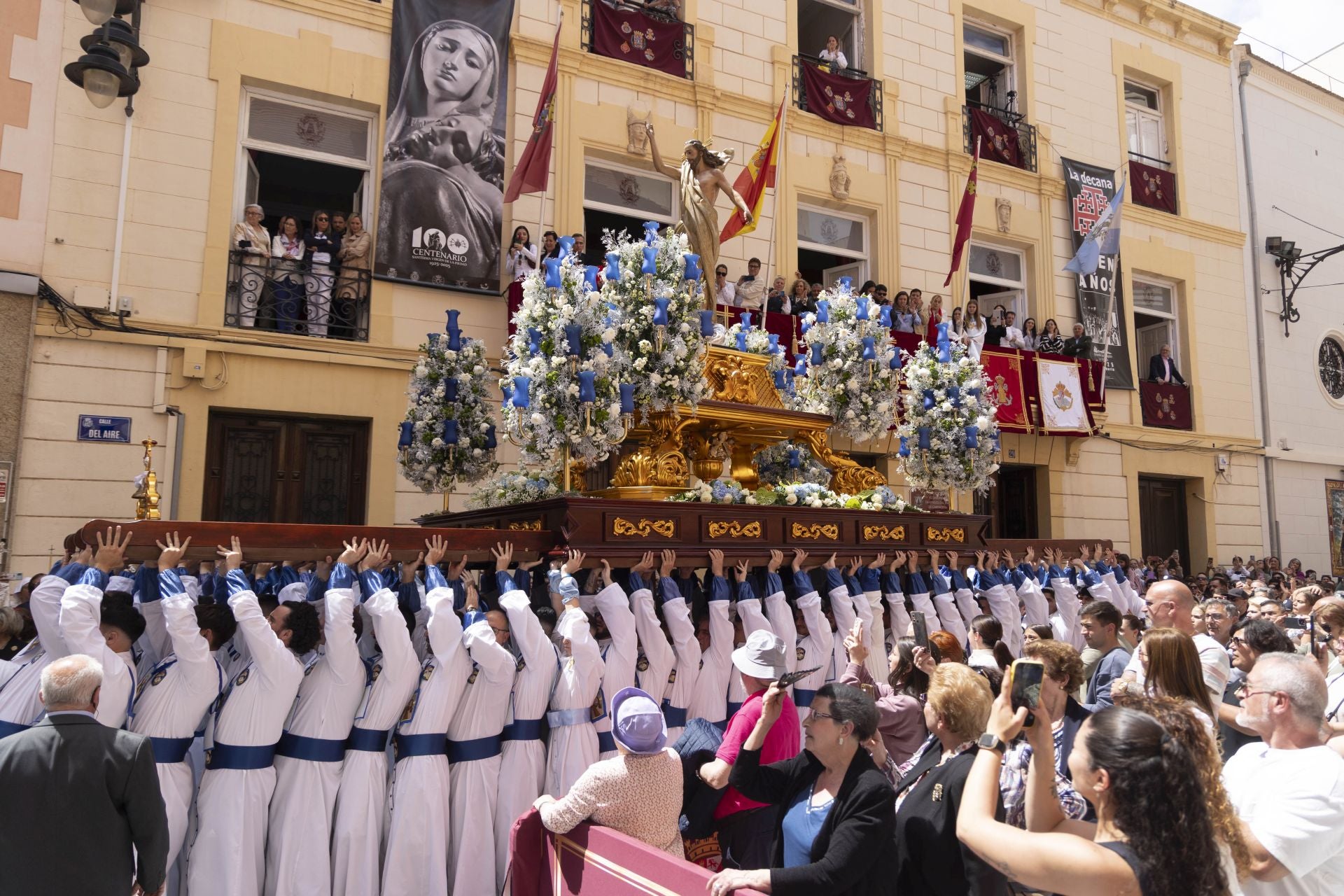 En imágenes, procesión del Domingo de Resurrección en Cartagena