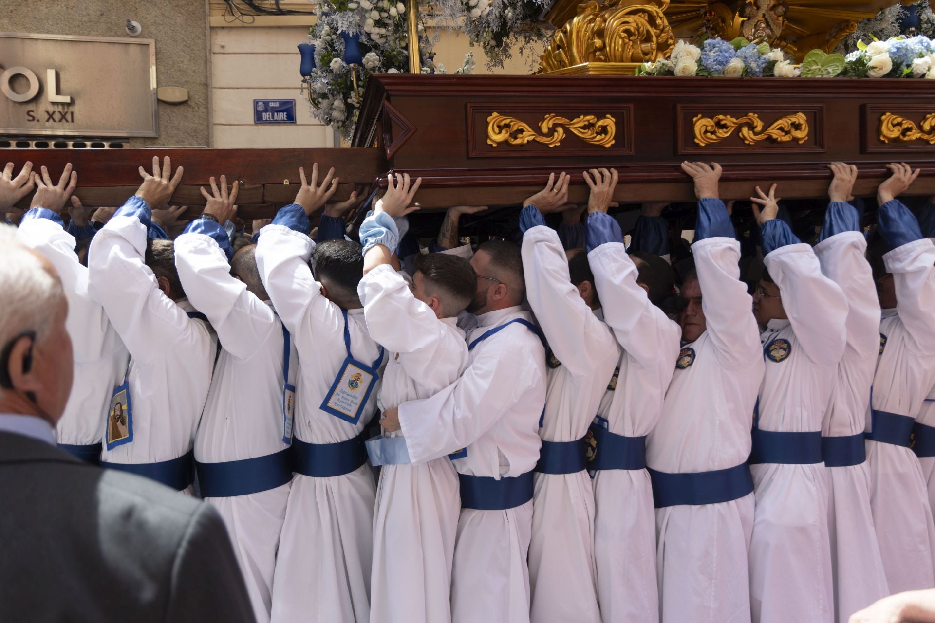 En imágenes, procesión del Domingo de Resurrección en Cartagena