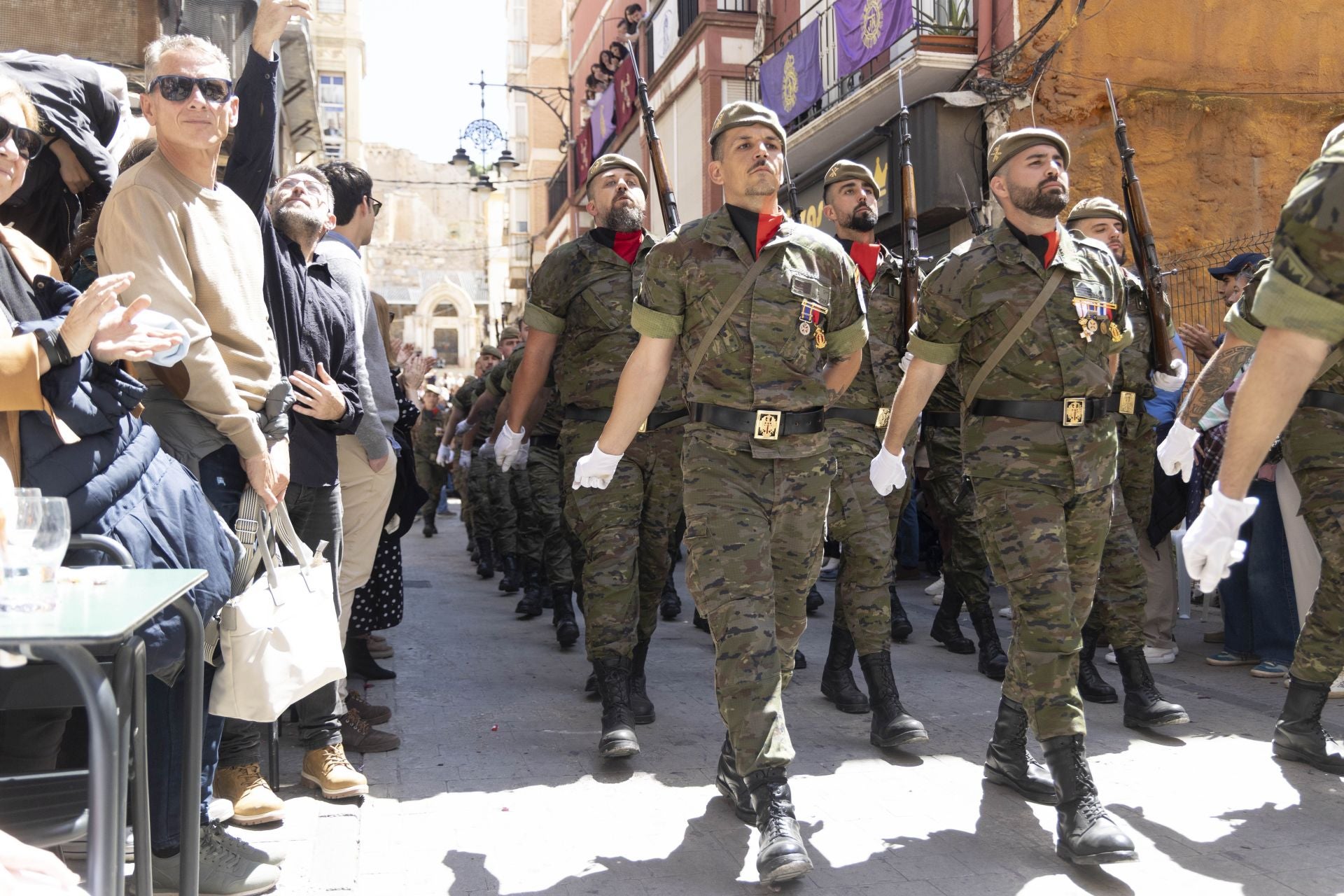 En imágenes, procesión del Domingo de Resurrección en Cartagena