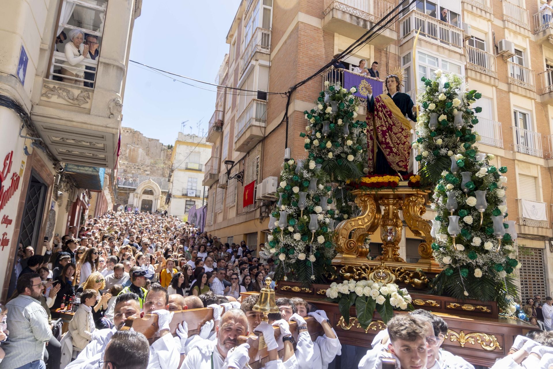 En imágenes, procesión del Domingo de Resurrección en Cartagena