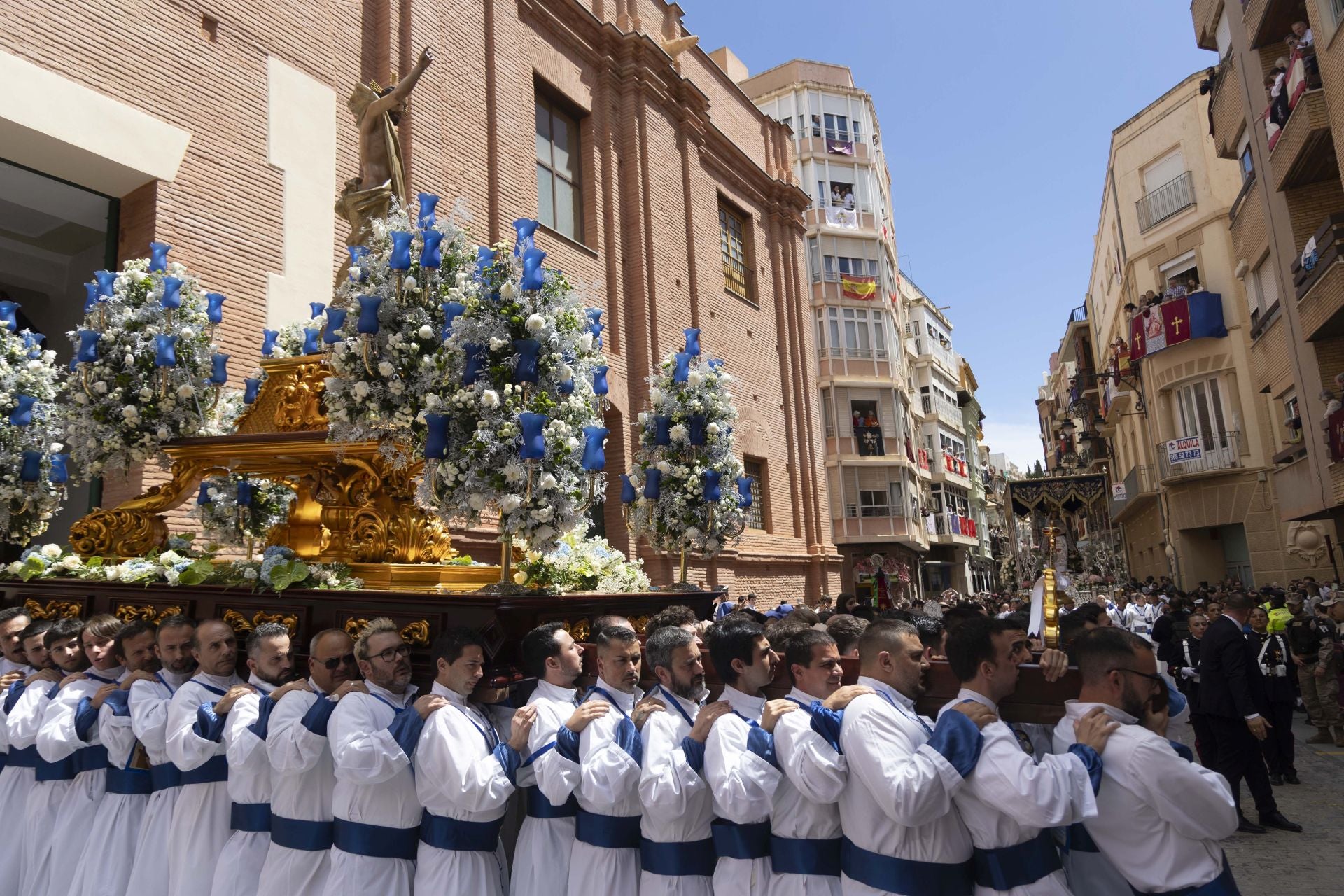 En imágenes, procesión del Domingo de Resurrección en Cartagena