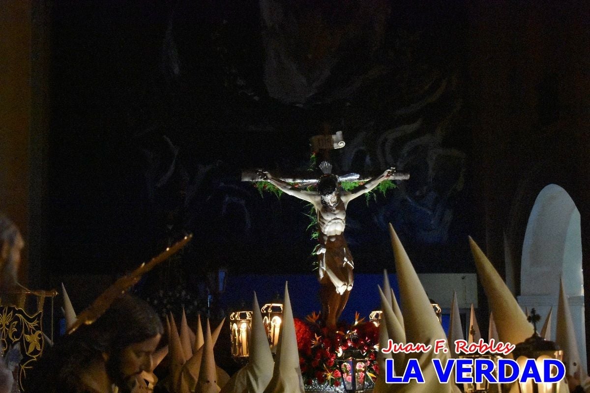El Silencio inunda de solemnidad Caravaca de la Cruz en la noche de Jueves Santo