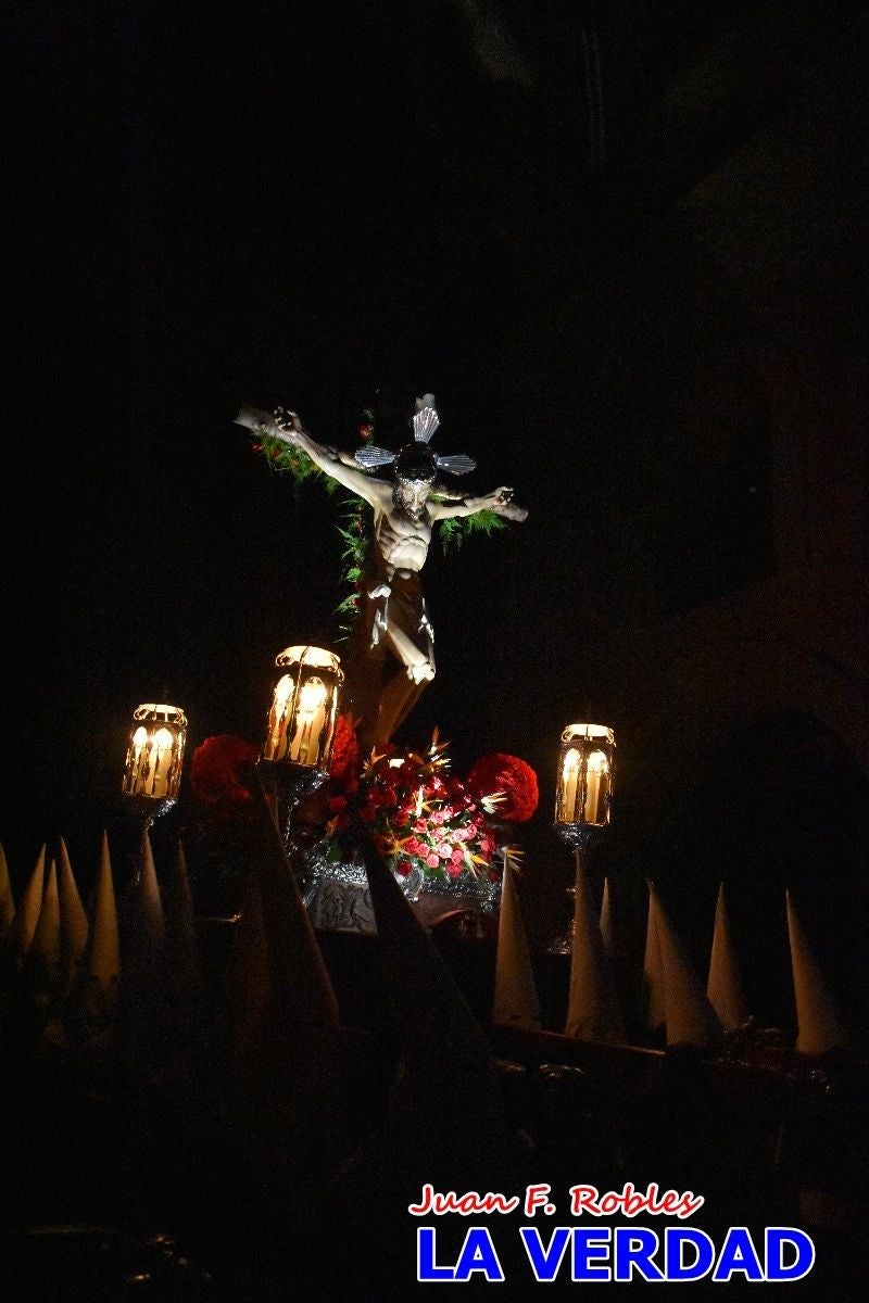 El Silencio inunda de solemnidad Caravaca de la Cruz en la noche de Jueves Santo