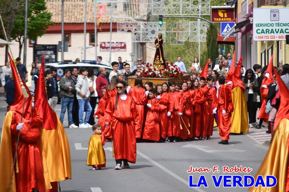 El Señor del Balcón abre la procesión del Encuentro en Caravaca de la Cruz