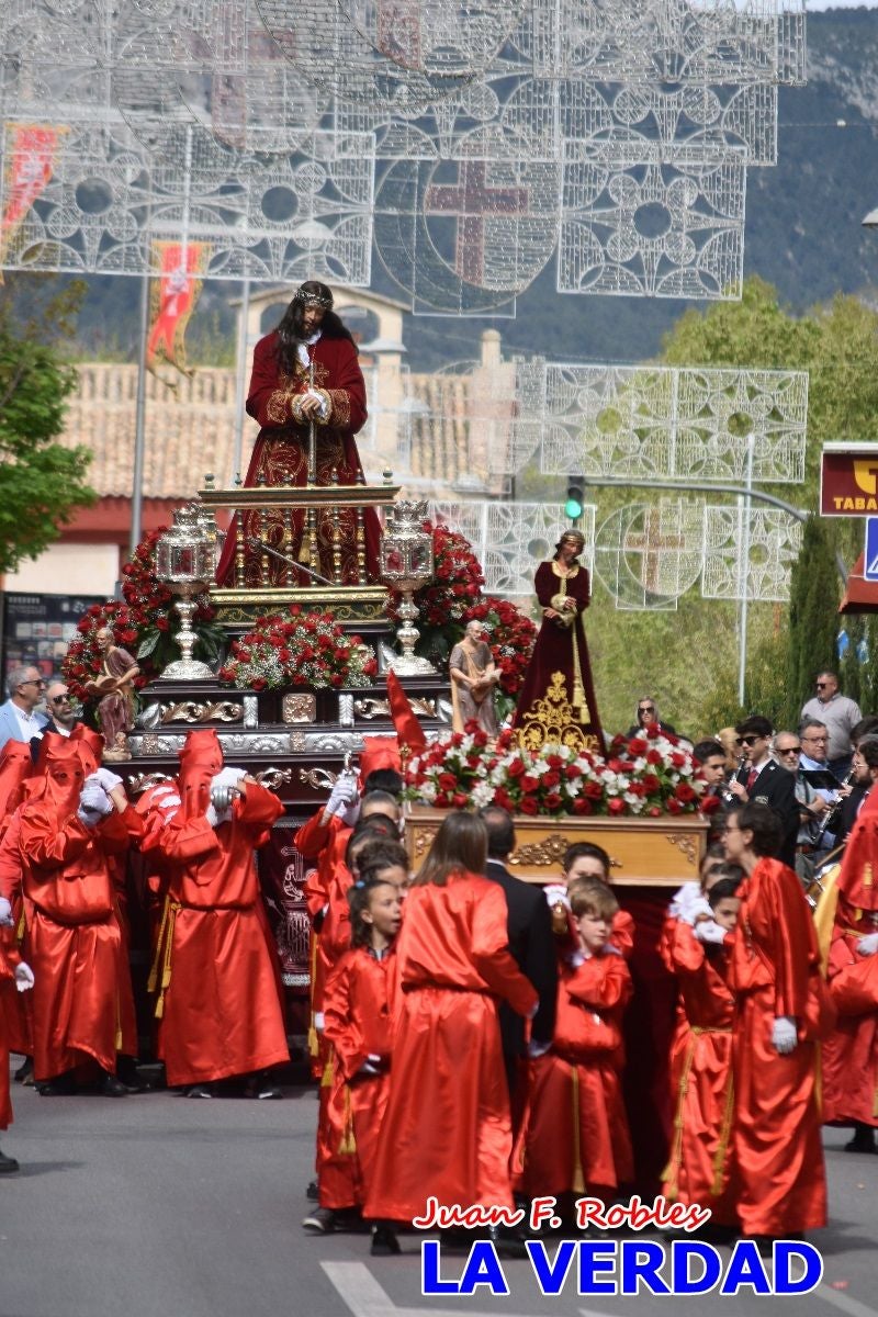 El Señor del Balcón abre la procesión del Encuentro en Caravaca de la Cruz