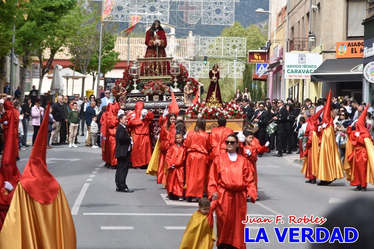 El Señor del Balcón abre la procesión del Encuentro en Caravaca de la Cruz