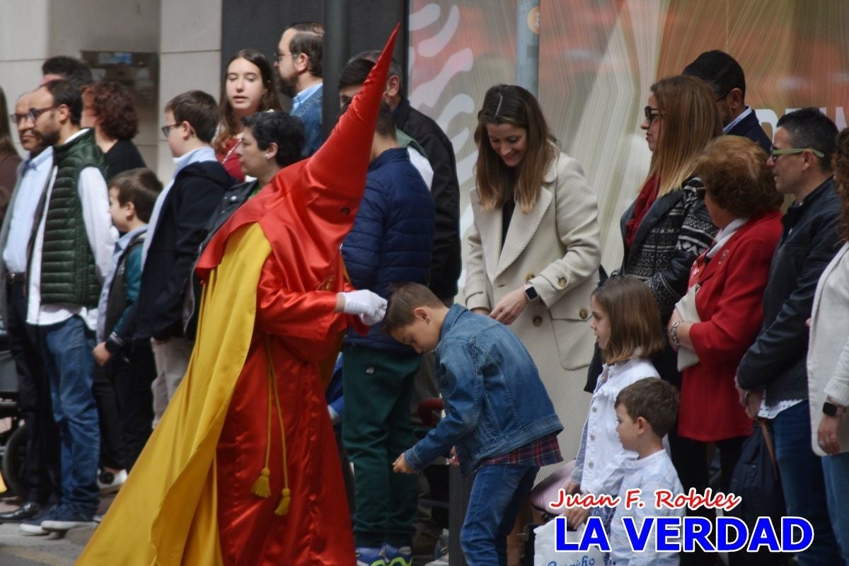 El Señor del Balcón abre la procesión del Encuentro en Caravaca de la Cruz