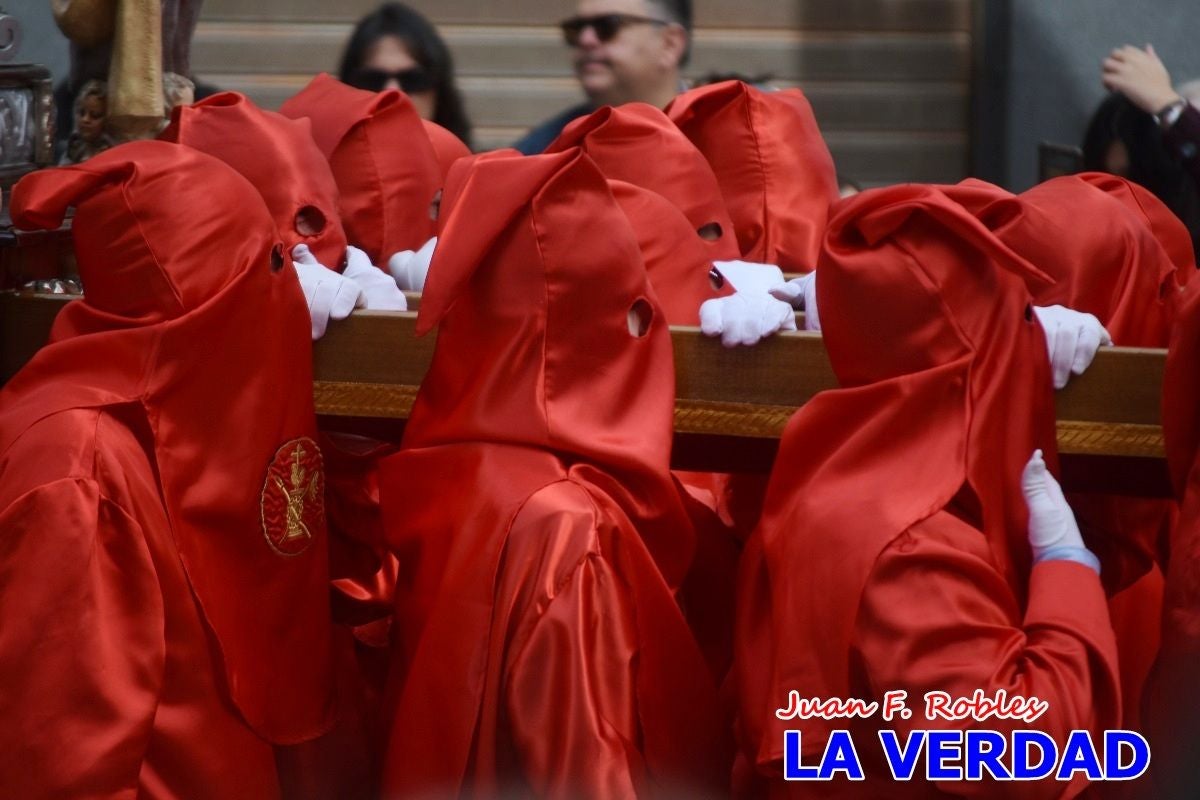 El Señor del Balcón abre la procesión del Encuentro en Caravaca de la Cruz