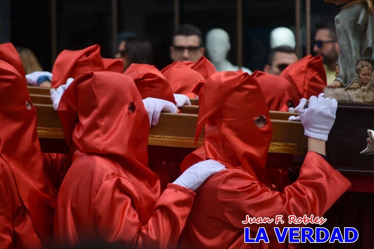 El Señor del Balcón abre la procesión del Encuentro en Caravaca de la Cruz
