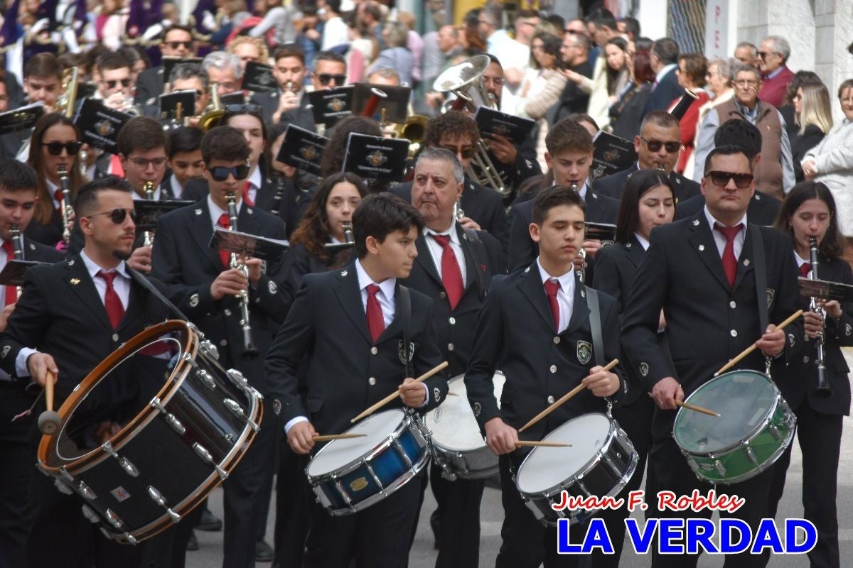 El Señor del Balcón abre la procesión del Encuentro en Caravaca de la Cruz