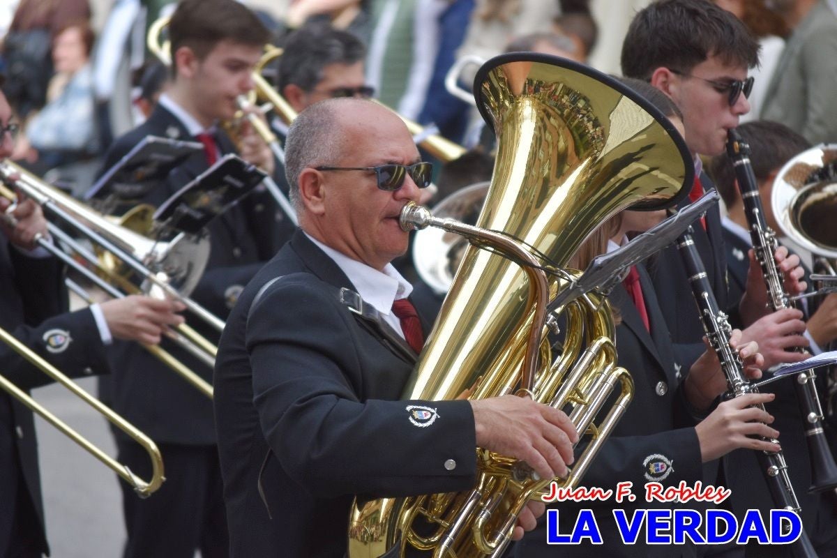 El Señor del Balcón abre la procesión del Encuentro en Caravaca de la Cruz
