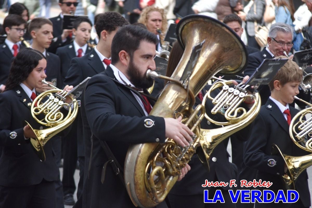 El Señor del Balcón abre la procesión del Encuentro en Caravaca de la Cruz