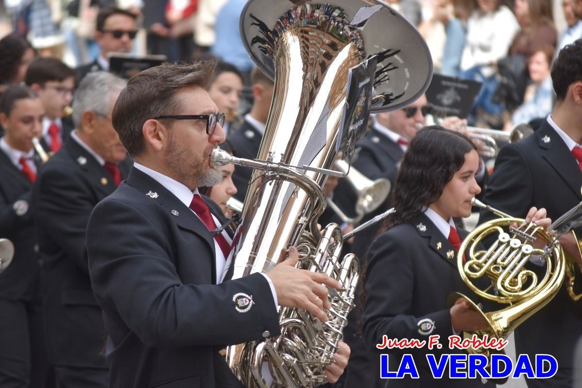 El Señor del Balcón abre la procesión del Encuentro en Caravaca de la Cruz