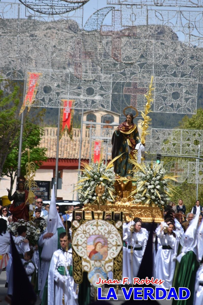 San Juan marca el paso en «El Encuentro» de Viernes Santo en Caravaca de la Cruz