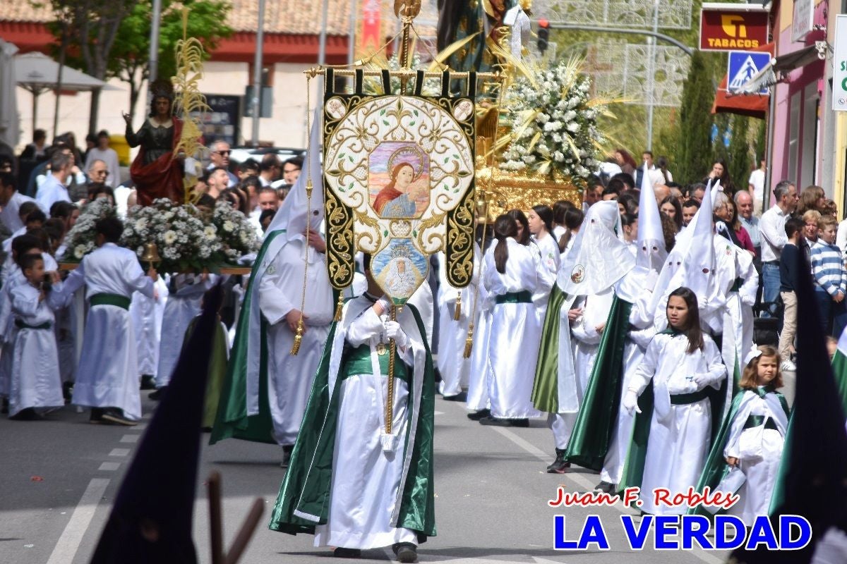 San Juan marca el paso en «El Encuentro» de Viernes Santo en Caravaca de la Cruz