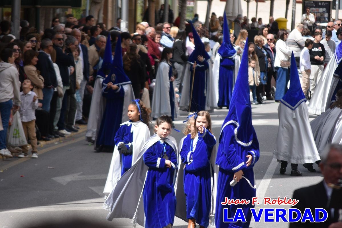 Nuestra Señora de los Dolores camina hacia «El Encuentro» por Caravaca de la Cruz
