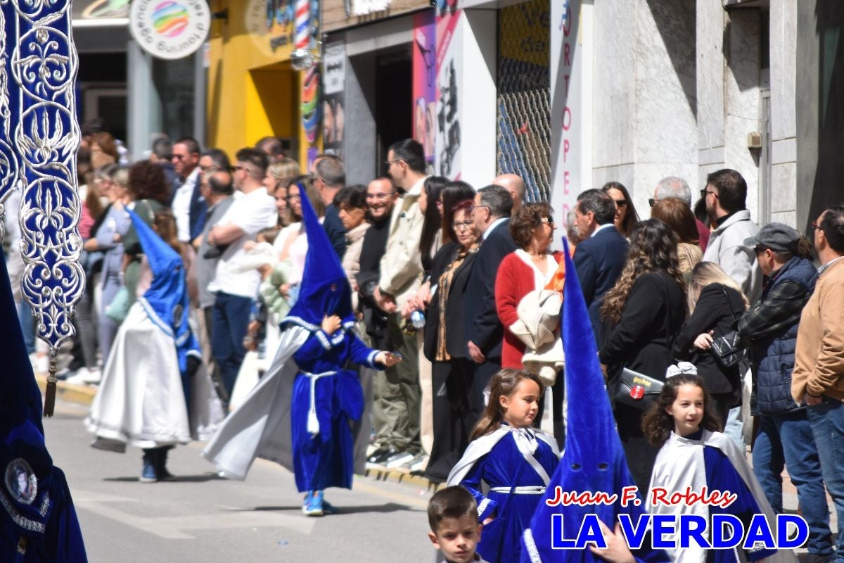 Nuestra Señora de los Dolores camina hacia «El Encuentro» por Caravaca de la Cruz