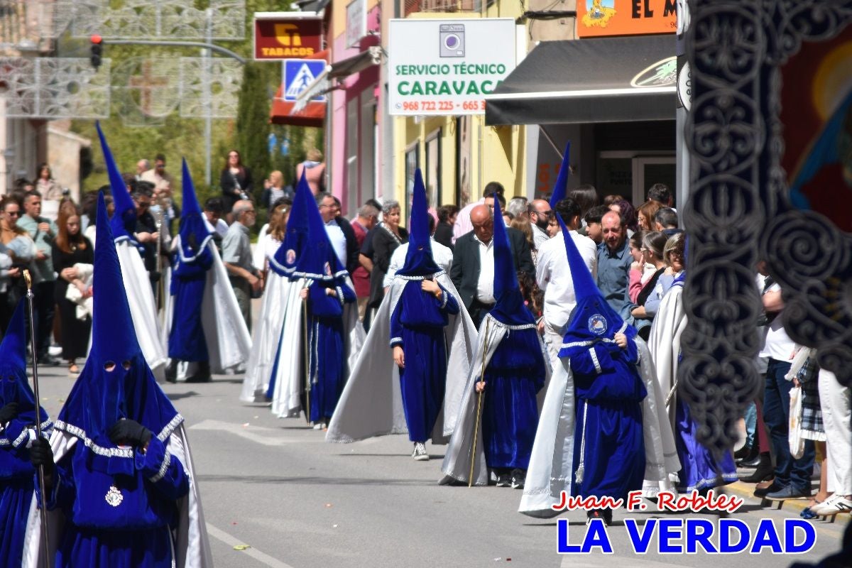 Nuestra Señora de los Dolores camina hacia «El Encuentro» por Caravaca de la Cruz