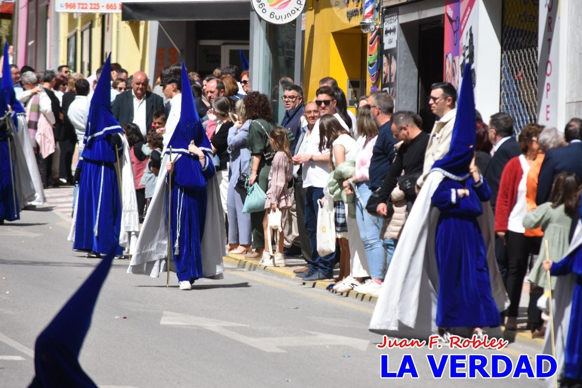Nuestra Señora de los Dolores camina hacia «El Encuentro» por Caravaca de la Cruz