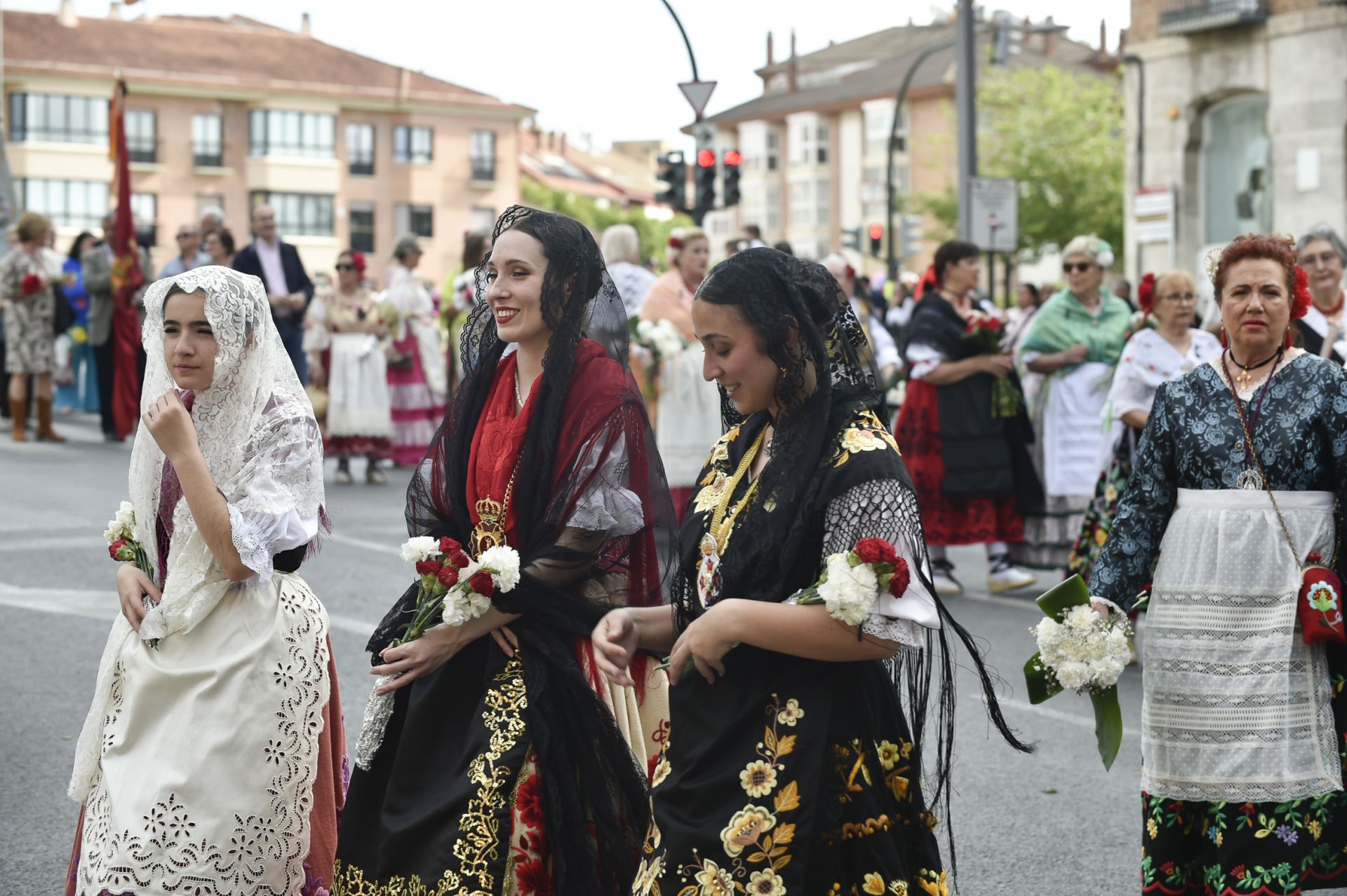 Ofrenda a la Virgen de la Fuensanta, en imágenes