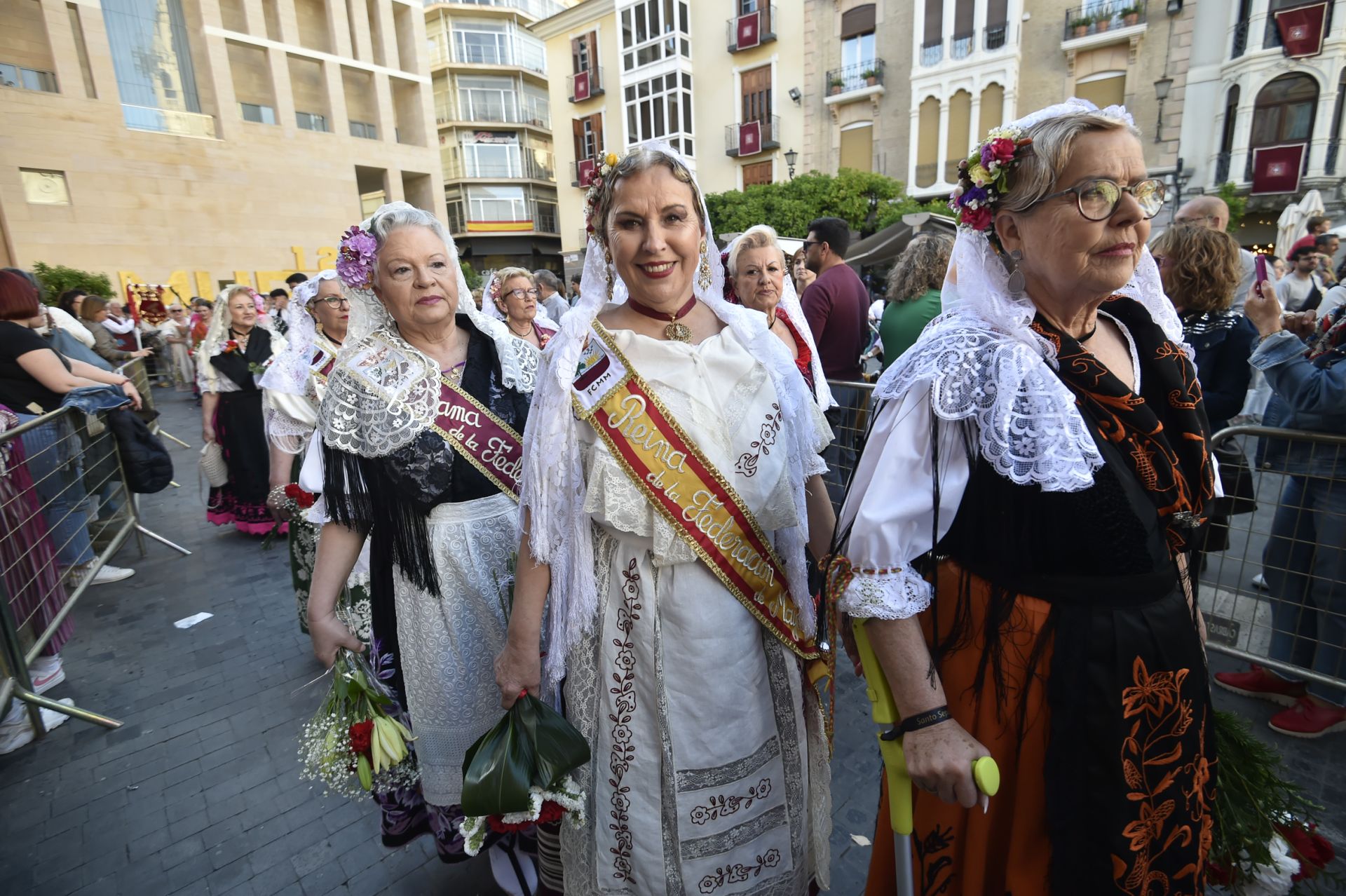 Ofrenda a la Virgen de la Fuensanta, en imágenes