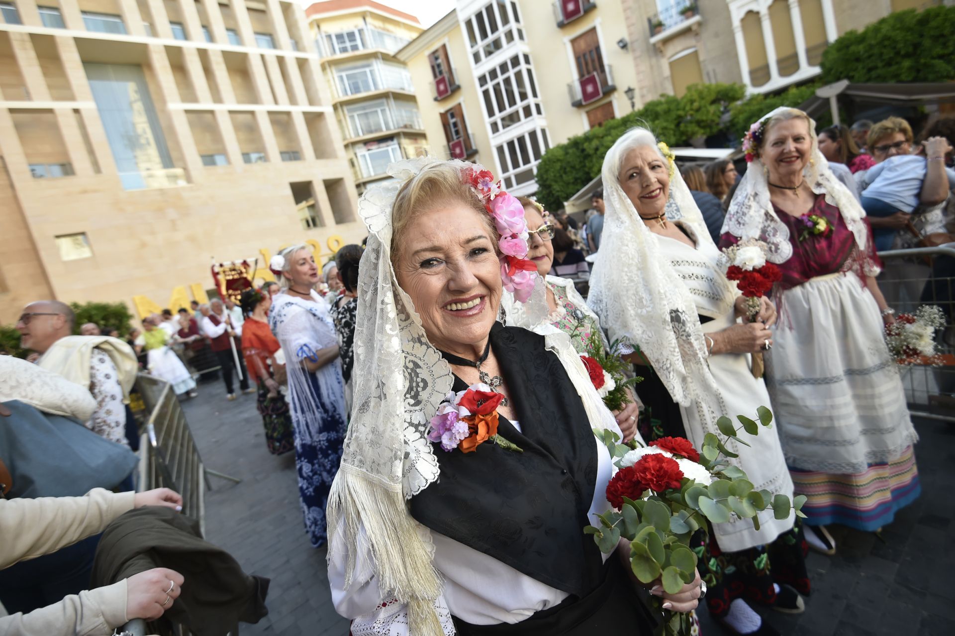Ofrenda a la Virgen de la Fuensanta, en imágenes