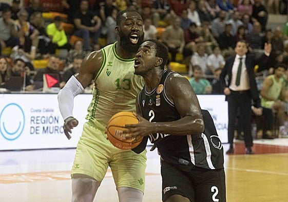 Sediq Garuba, en el último partido en casa ante el Betis.