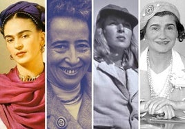 Frida Kahlo, Hannah Arendt, Martha Gellhorn y Coco Chanel.