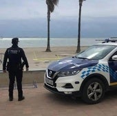 Un agente de la Policía Local de San Javier, en una imagen de archivo.