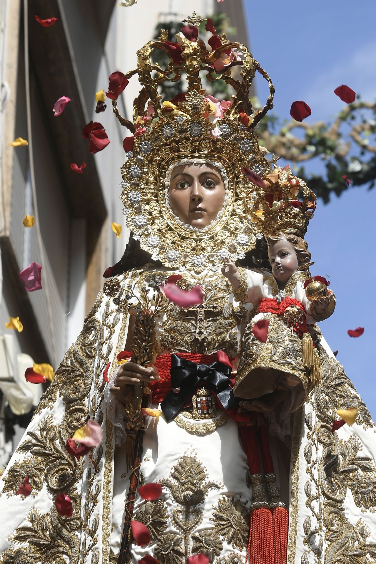 La misa huertana en la plaza Belluga de Murcia, en imágenes