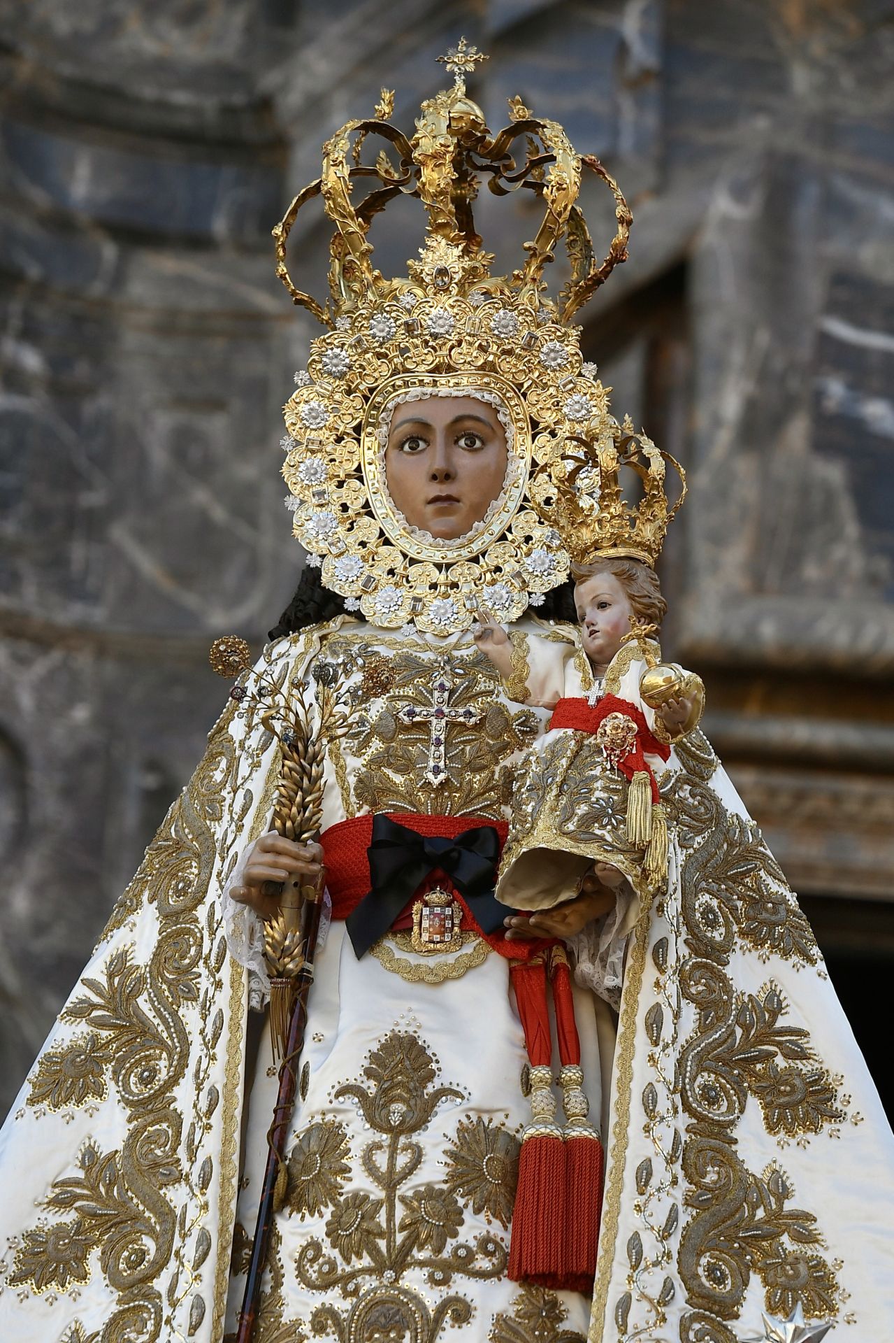 La misa huertana en la plaza Belluga de Murcia, en imágenes