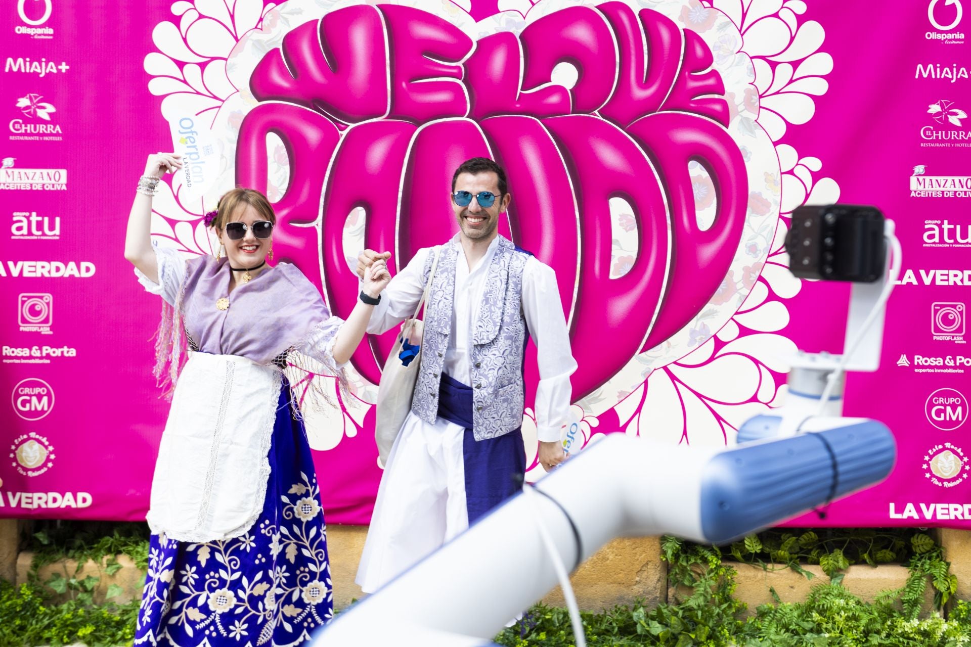 El &#039;Glambot&#039; de LA VERDAD y Photoflash Events en el Bando de la Huerta, en imágenes