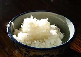 Un bol con arroz blanco.