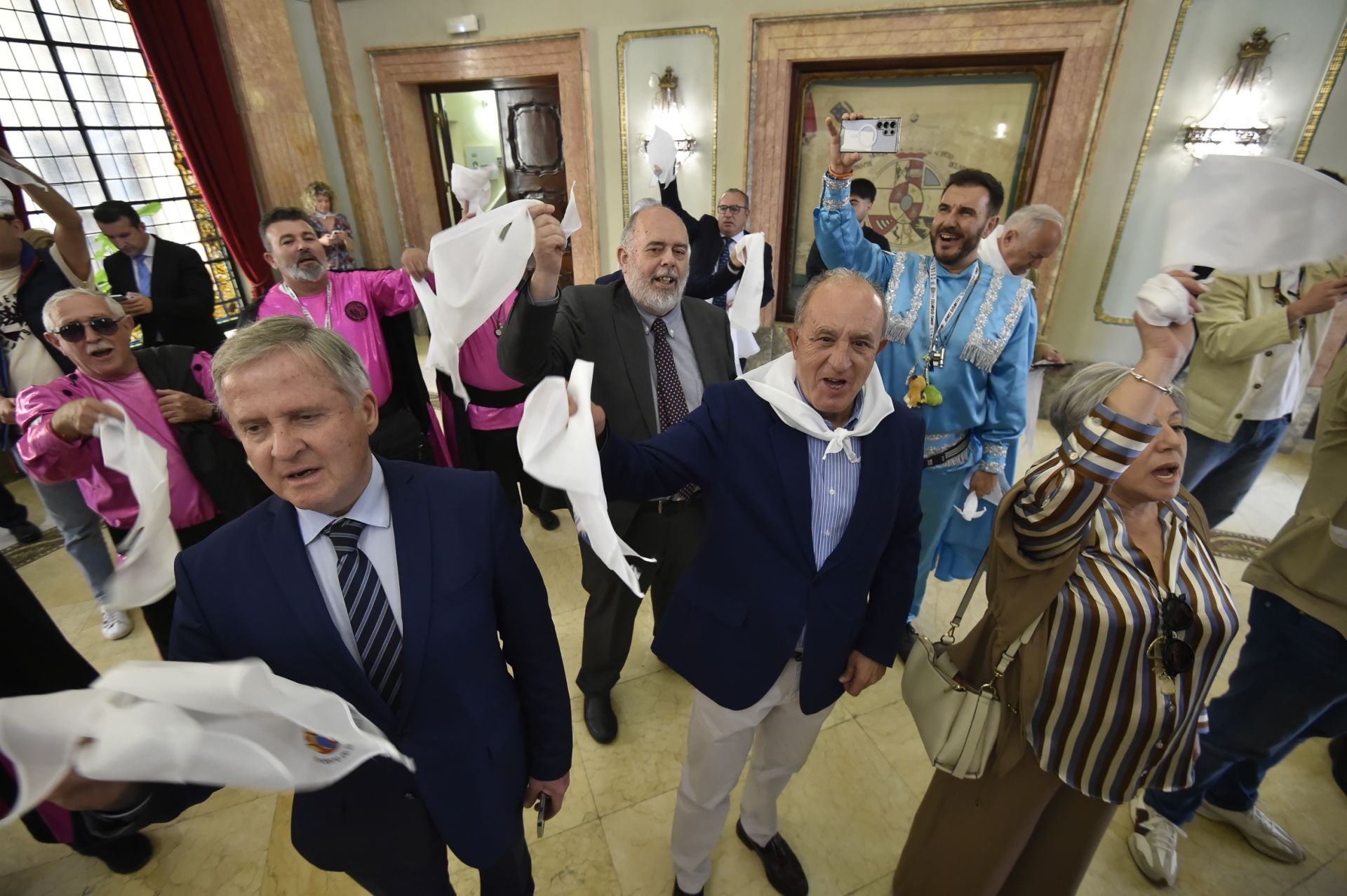 La misa sardinera y la recepción en el Ayuntamiento de Murcia, en imágenes