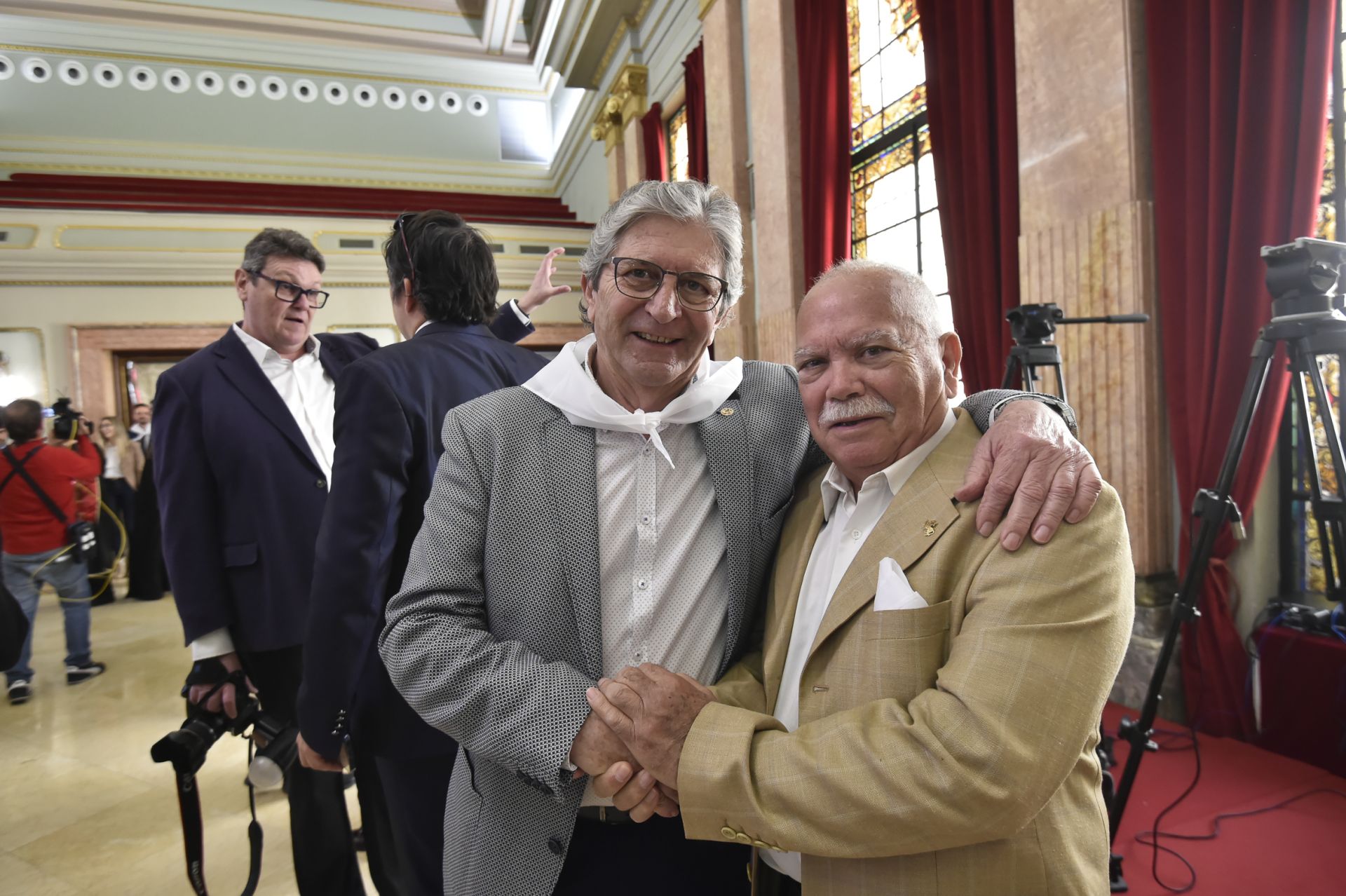 La misa sardinera y la recepción en el Ayuntamiento de Murcia, en imágenes