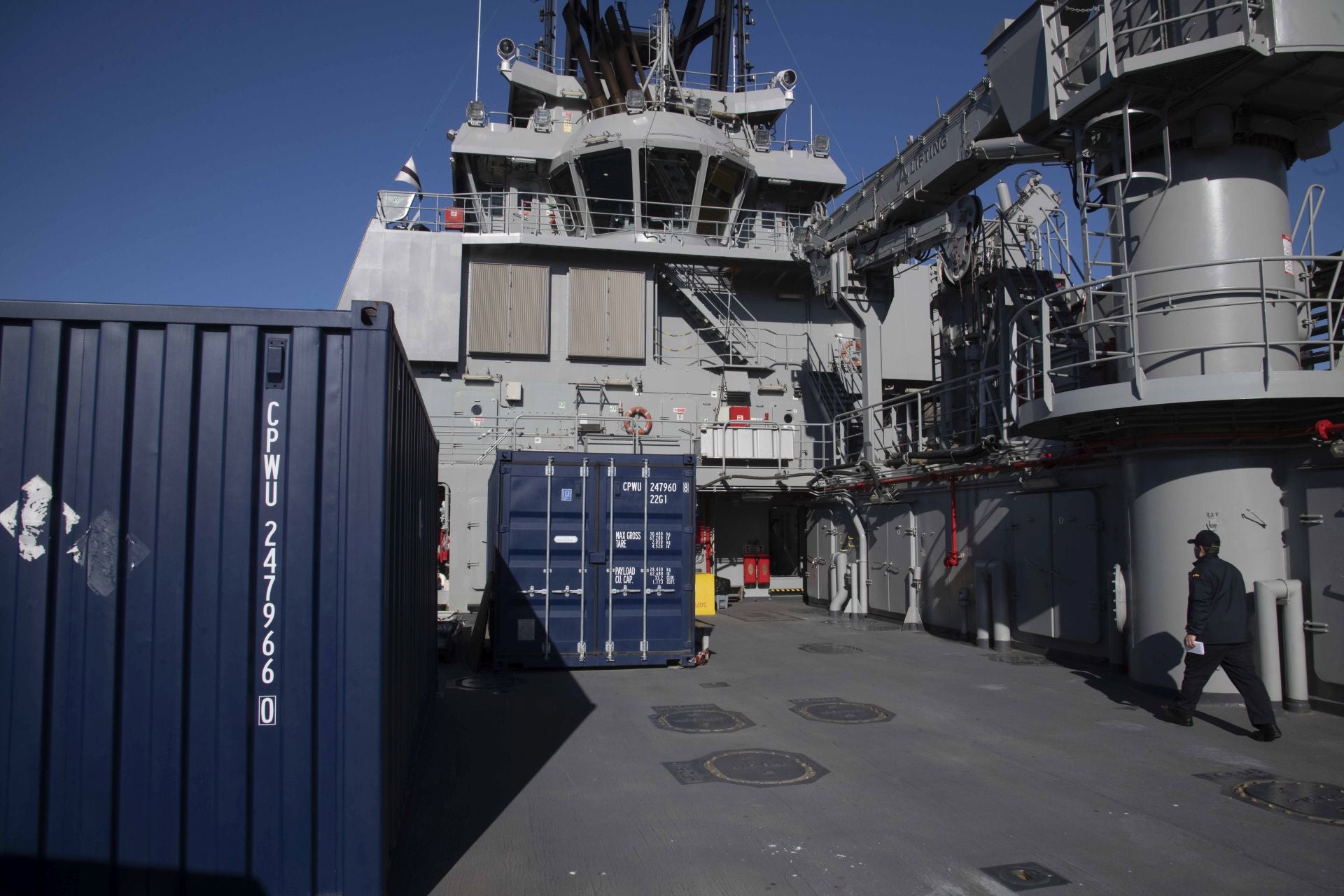 Recorrido en imágenes por el buque &#039;Cartagena&#039;