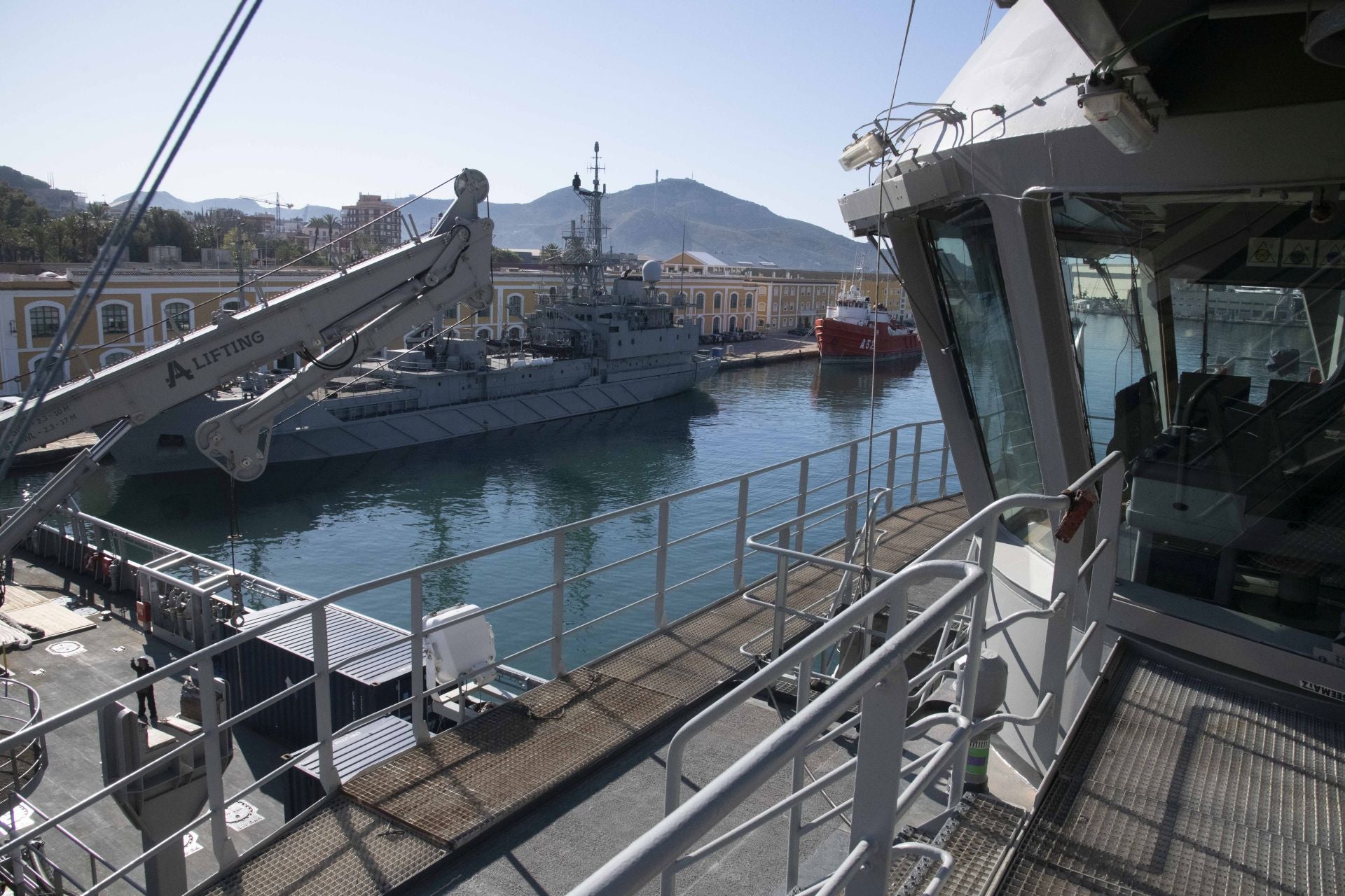 Recorrido en imágenes por el buque &#039;Cartagena&#039;
