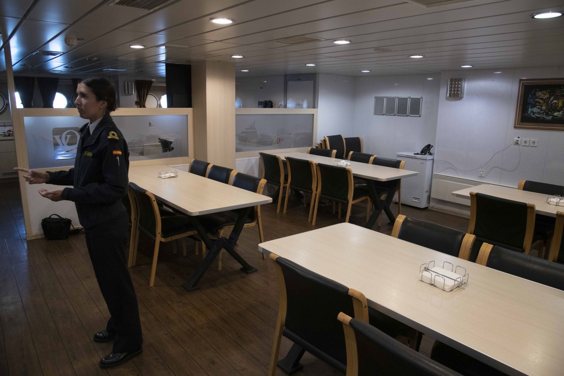 Recorrido en imágenes por el buque &#039;Cartagena&#039;