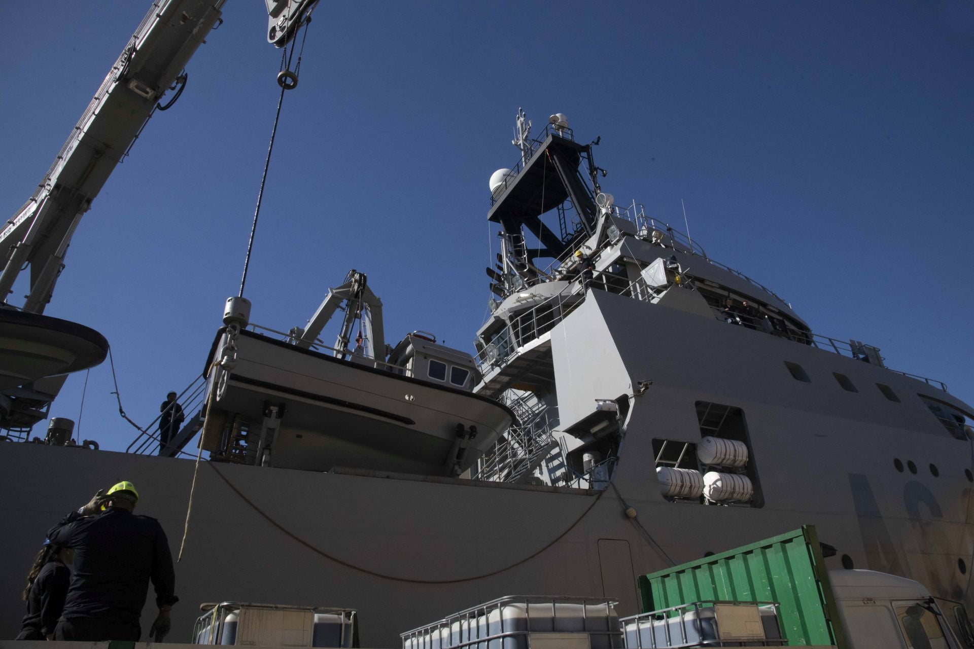 Recorrido en imágenes por el buque &#039;Cartagena&#039;