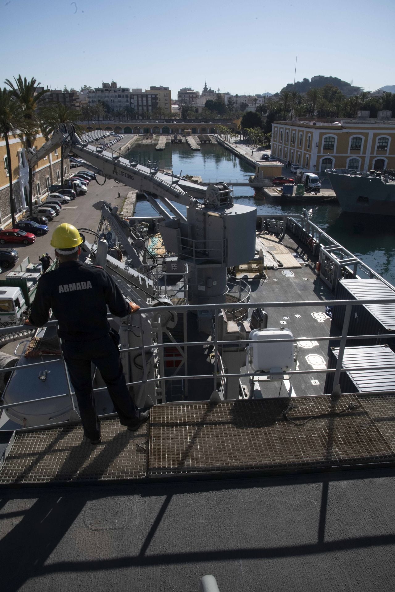Recorrido en imágenes por el buque &#039;Cartagena&#039;