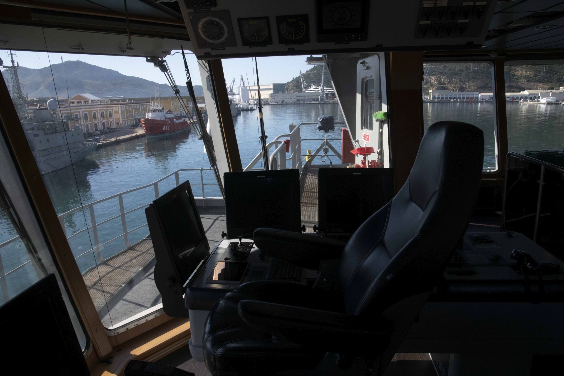 Recorrido en imágenes por el buque &#039;Cartagena&#039;