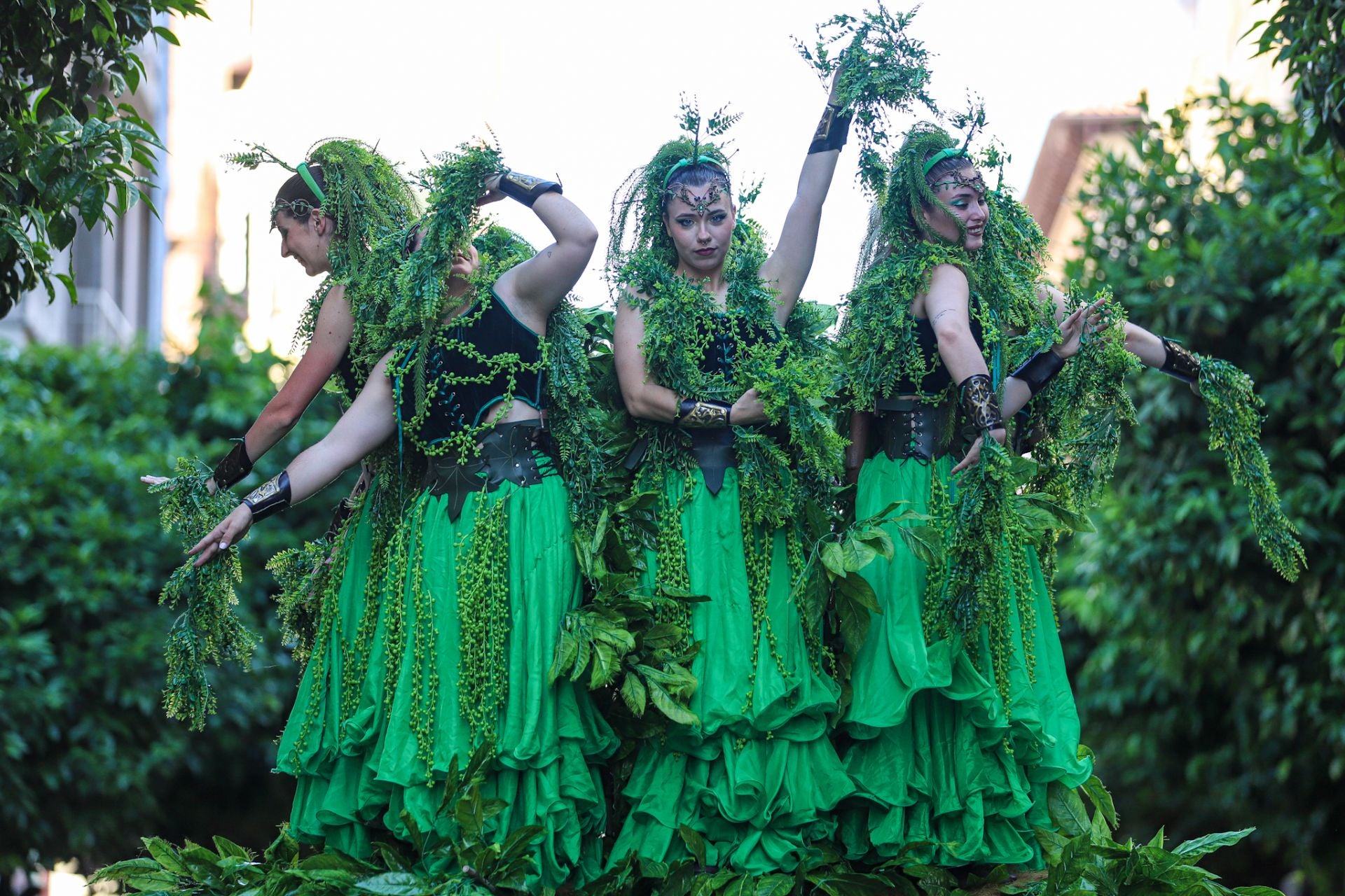 El desfile de la Batalla de las Flores de Murcia, en imágenes