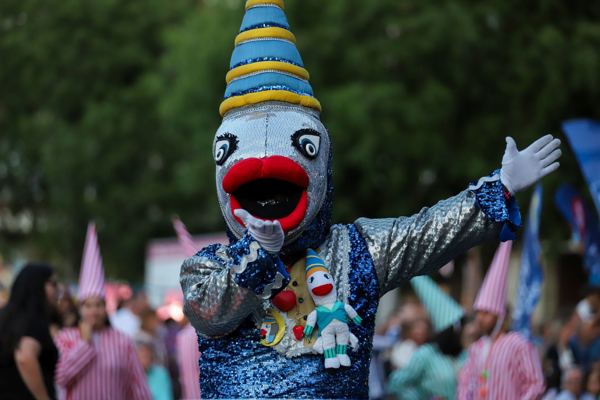 El desfile sardinero de este viernes, en imágenes