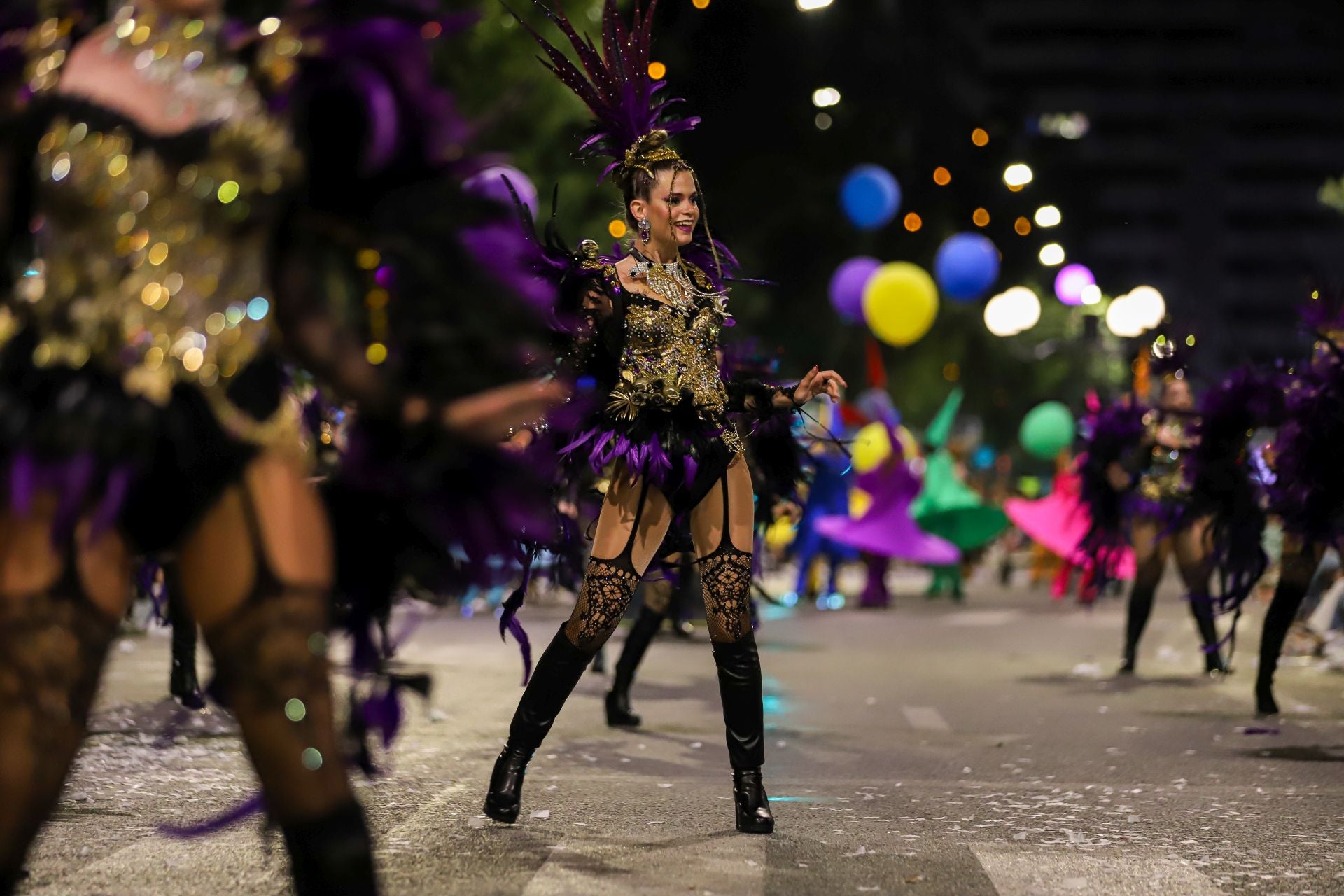 El desfile sardinero de este viernes, en imágenes
