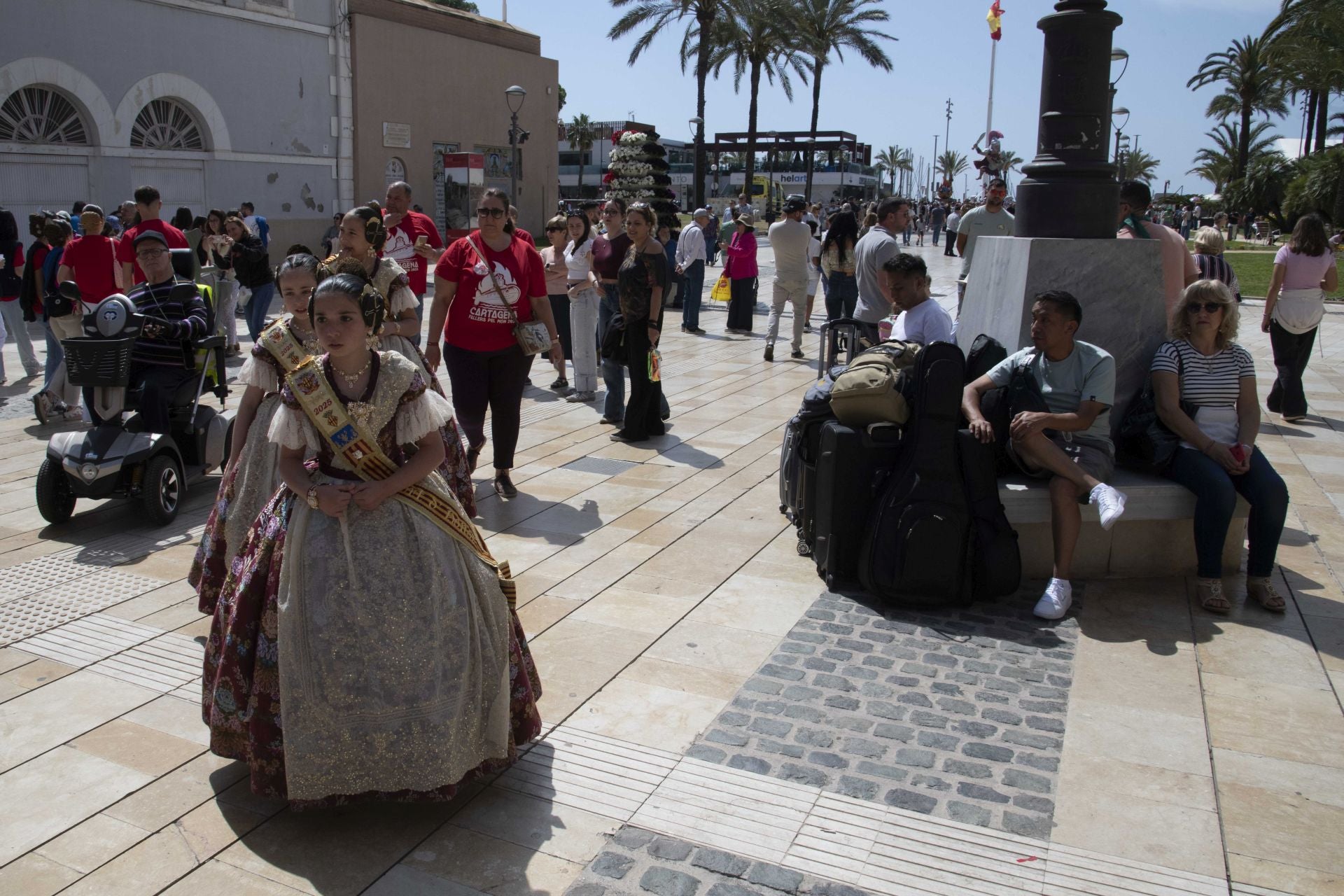 En imágenes, las Fallas en Cartagena