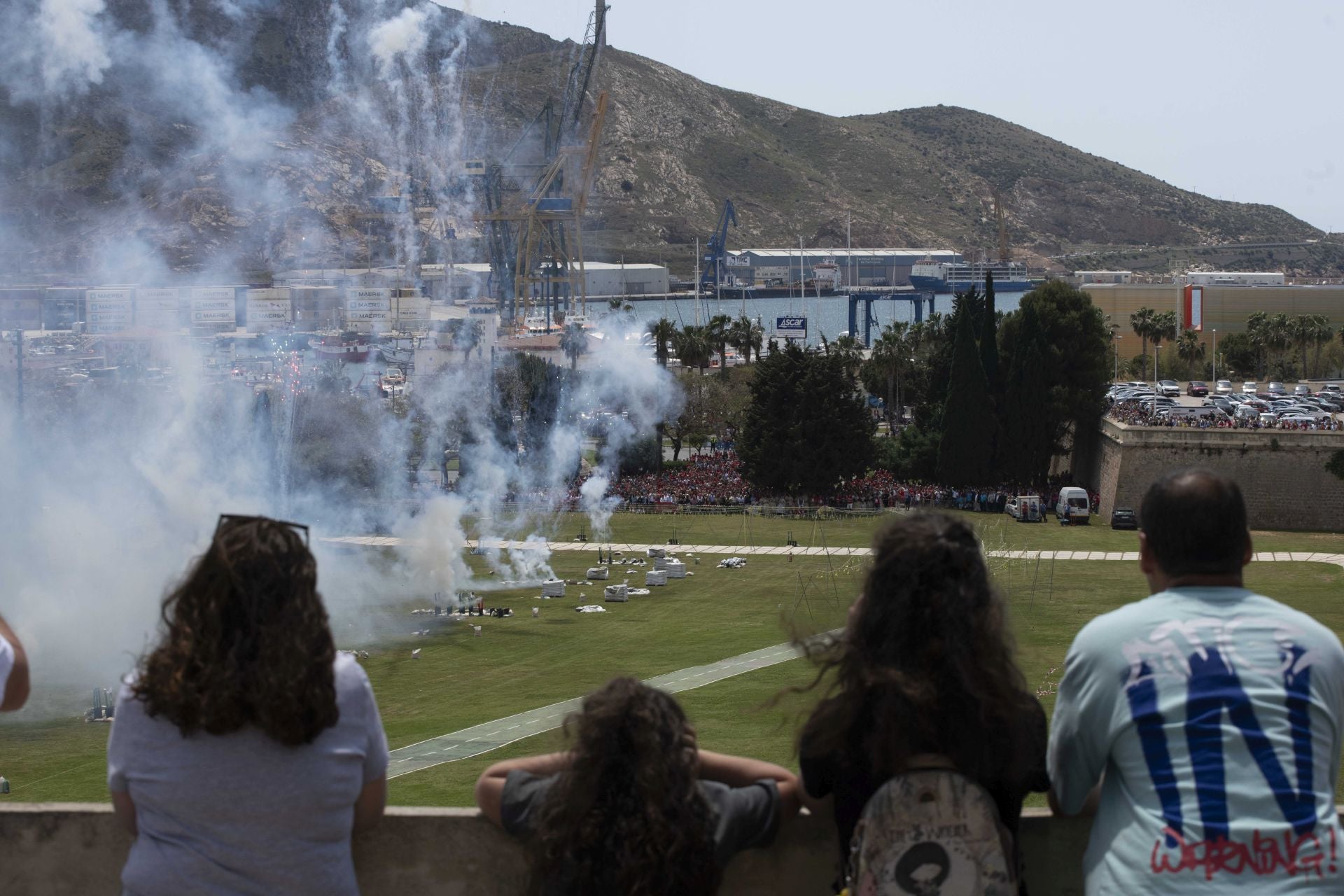En imágenes, las Fallas en Cartagena