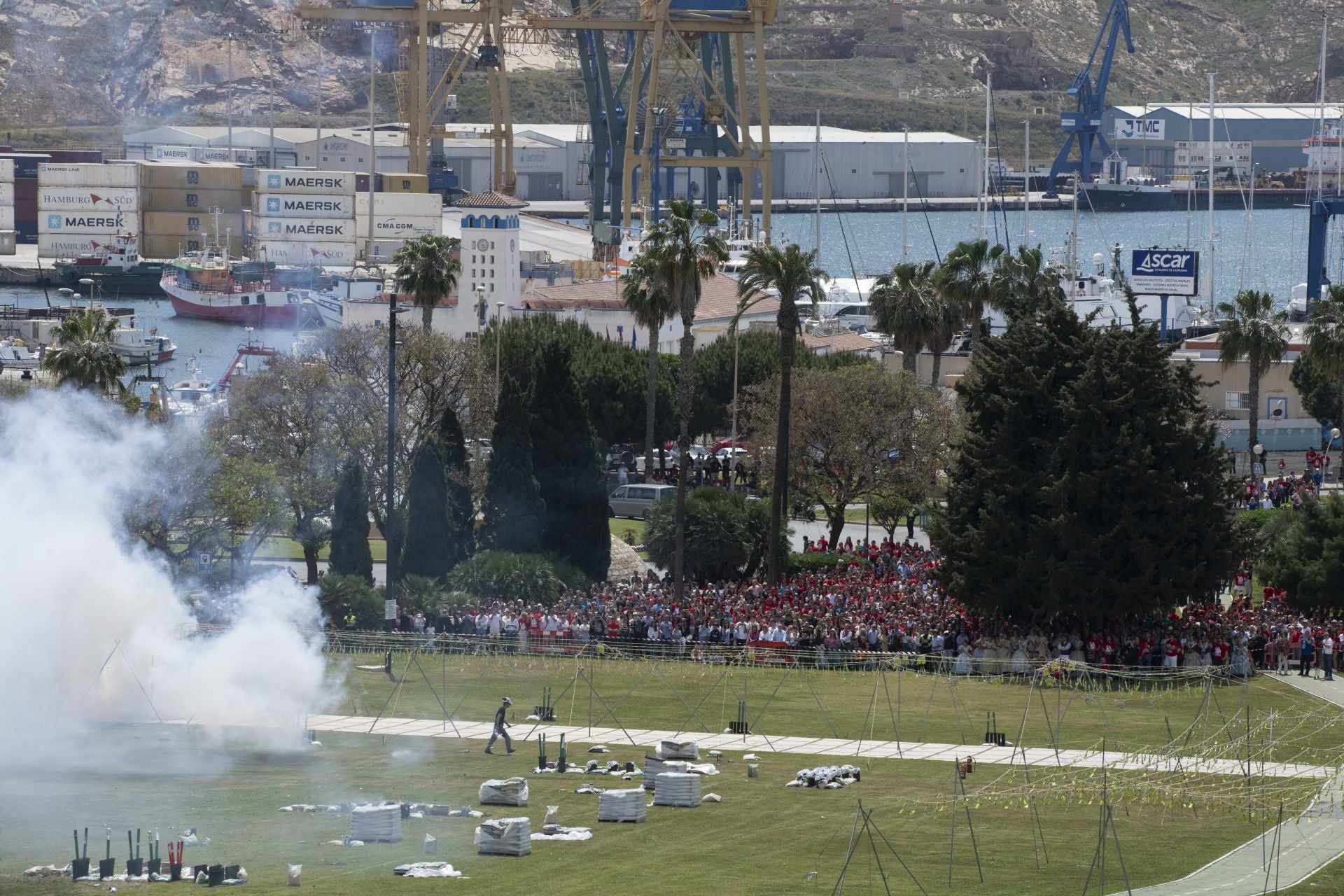 En imágenes, las Fallas en Cartagena