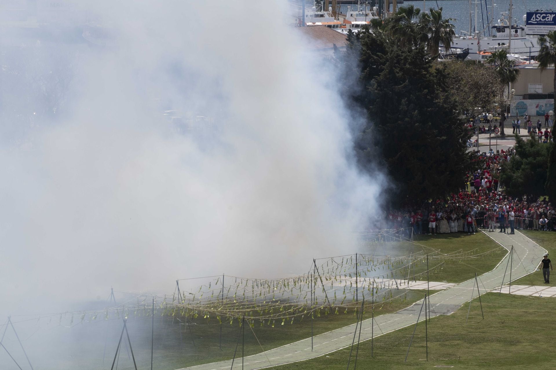 En imágenes, las Fallas en Cartagena