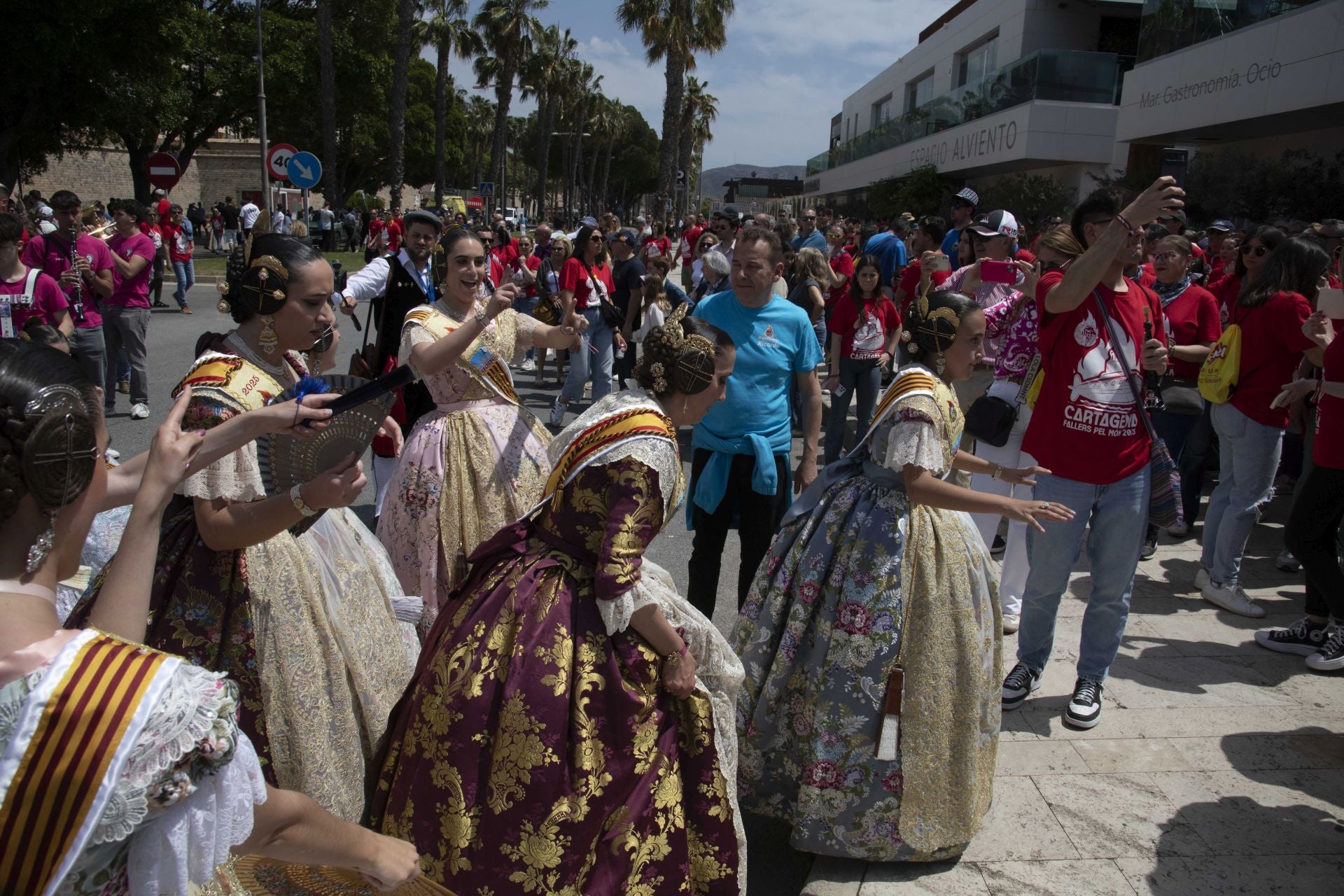 En imágenes, las Fallas en Cartagena